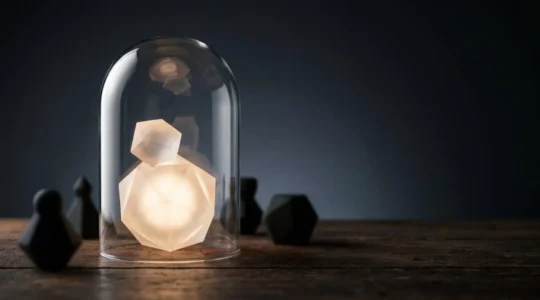 Photographie symbolique d'une innovation protégée comme un bouclier stratégique face à la concurrence