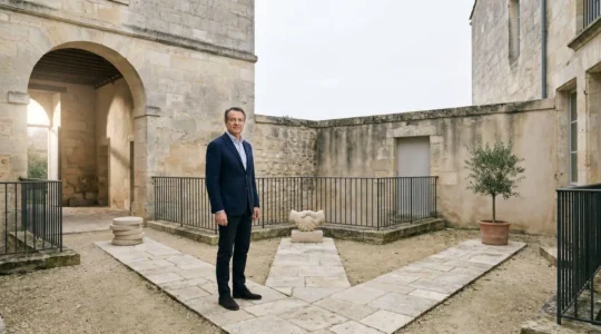 Symbolique des organismes publics français qui financent et accompagnent la création d'entreprise, sous forme de chemins convergents vers un projet entrepreneurial
